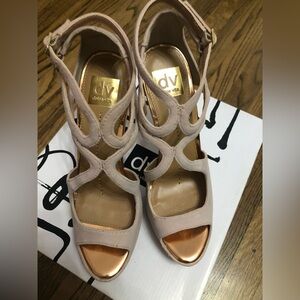 DV by Dolce Vita Women's Blush and Metallic Heels